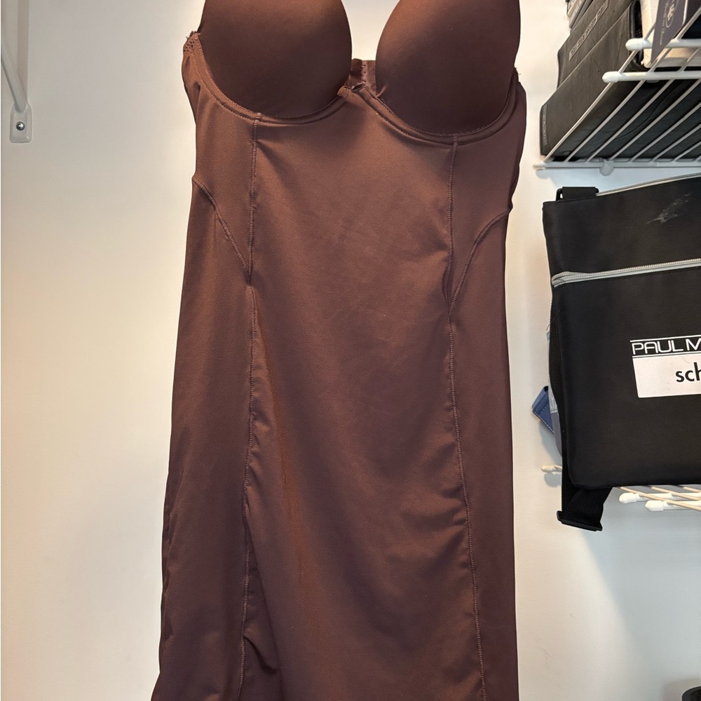 SHEIN Brown Mini Dress